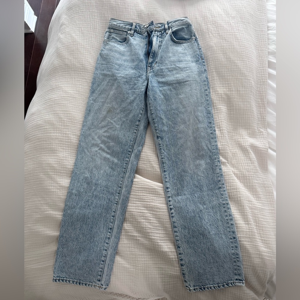 SLVRLAKE Light Blue Straight-Leg Jeans